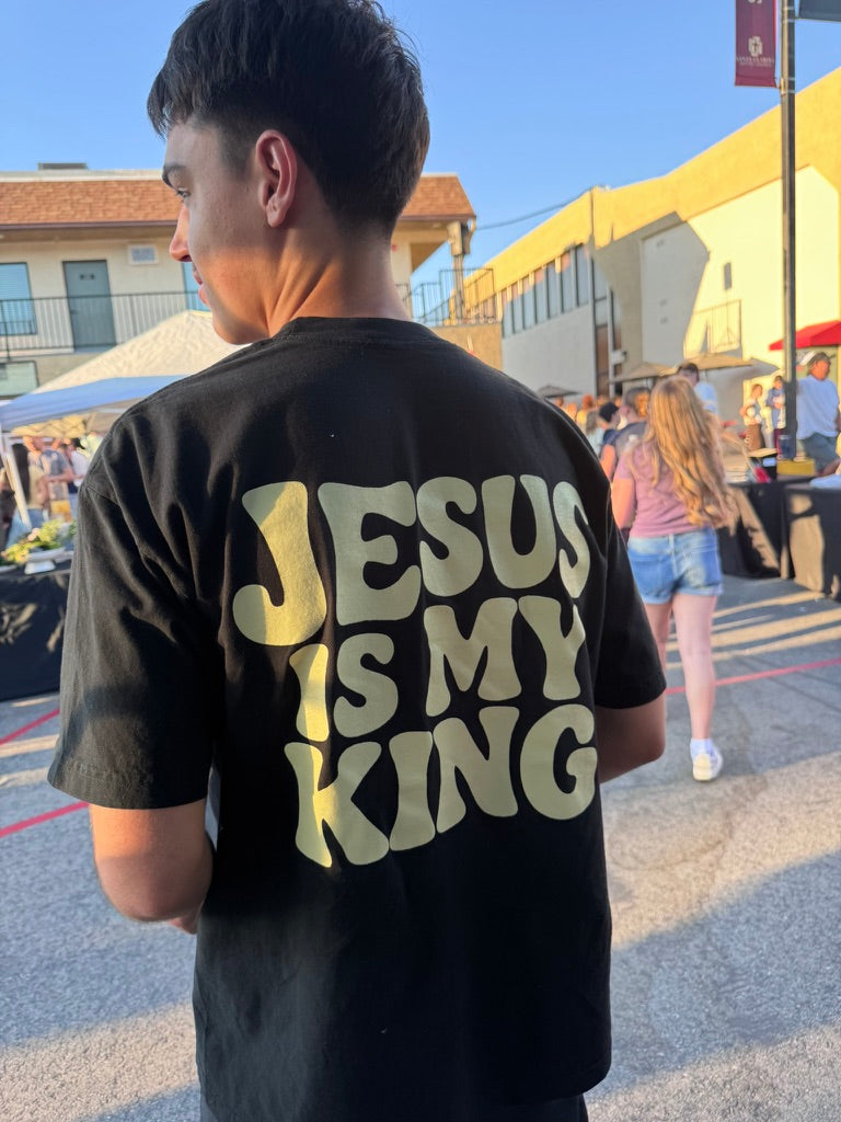 JESUS IS MY KING Oversized Tee