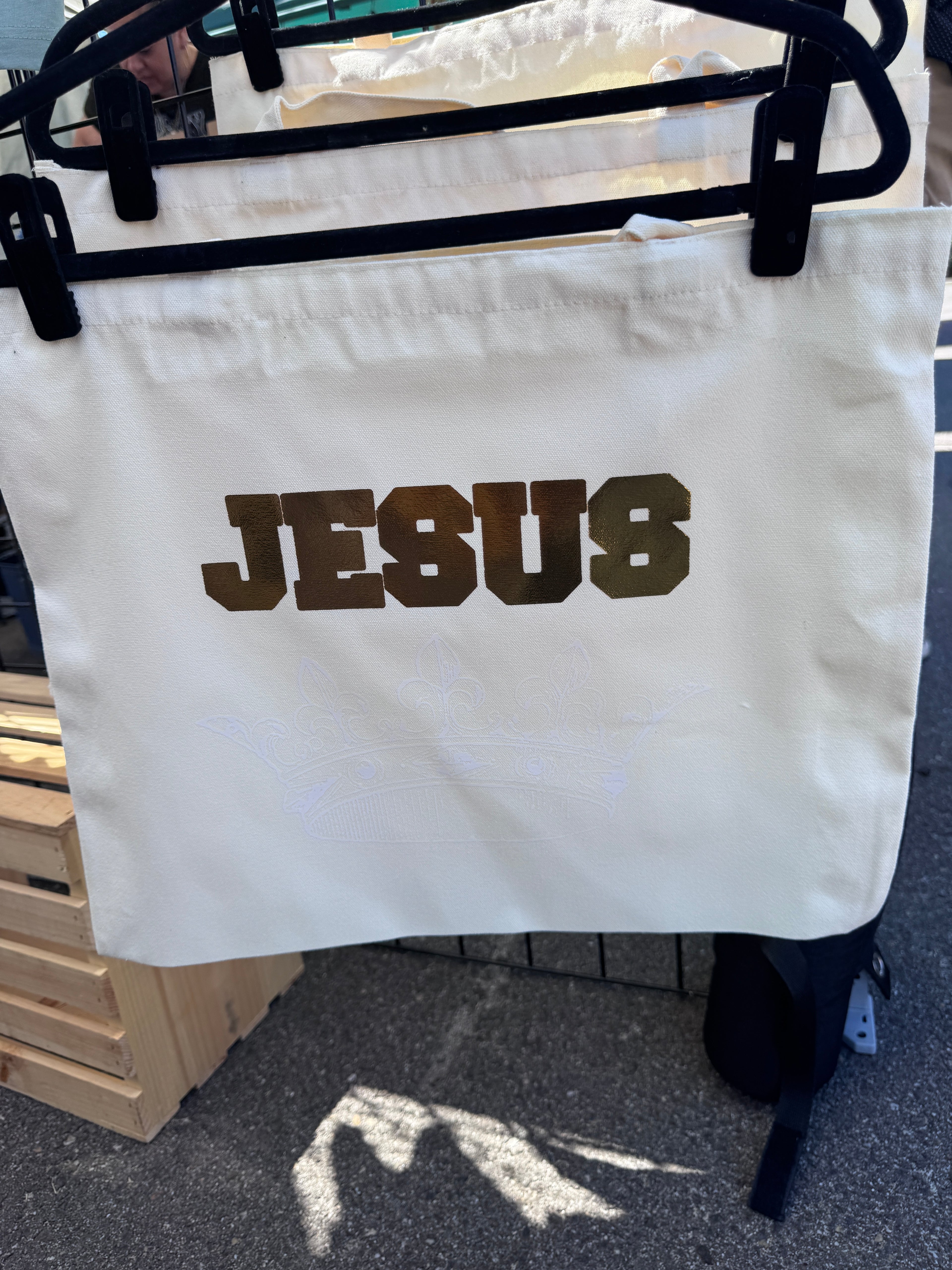 JESUS Canvas Tote