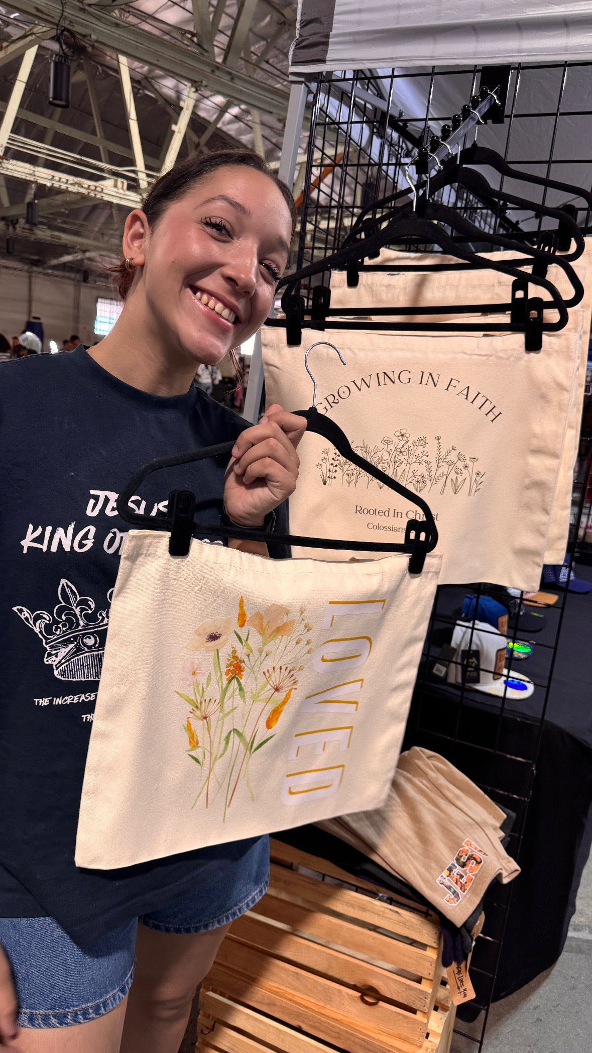 LOVED Canvas Tote